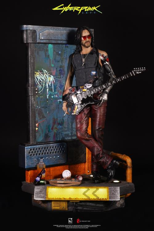 Cyberpunk 2077 Johnny Silverhand 1/4 Scale Exclusive Statue Gallery Image 5