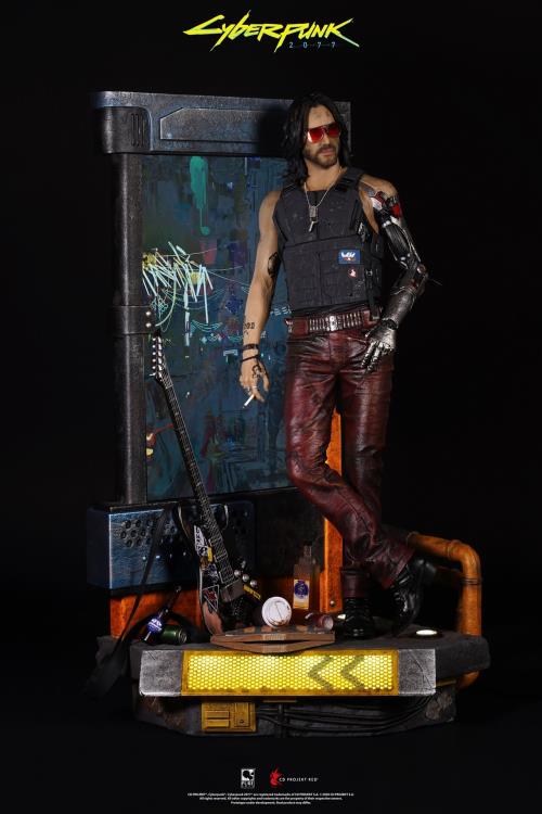 Cyberpunk 2077 Johnny Silverhand 1/4 Scale Exclusive Statue Gallery Image 4