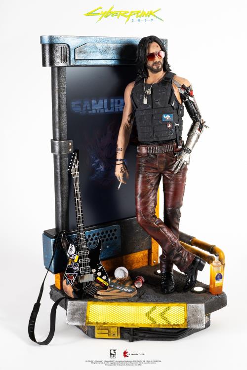 Cyberpunk 2077 Johnny Silverhand 1/4 Scale Exclusive Statue Gallery Image 14