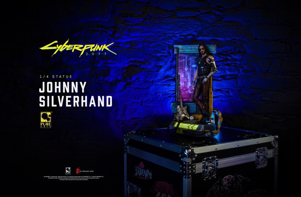 Cyberpunk 2077 Johnny Silverhand 1/4 Scale Exclusive Statue Gallery Image 25