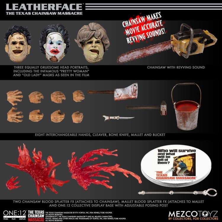The Texas Chainsaw Massacre One:12 Collective Deluxe Leatherface Gallery Image 16