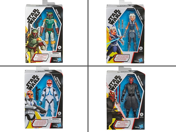 Star Wars Galaxy of Adventures Wave 6 Set of 4 Figures Gallery Image 1