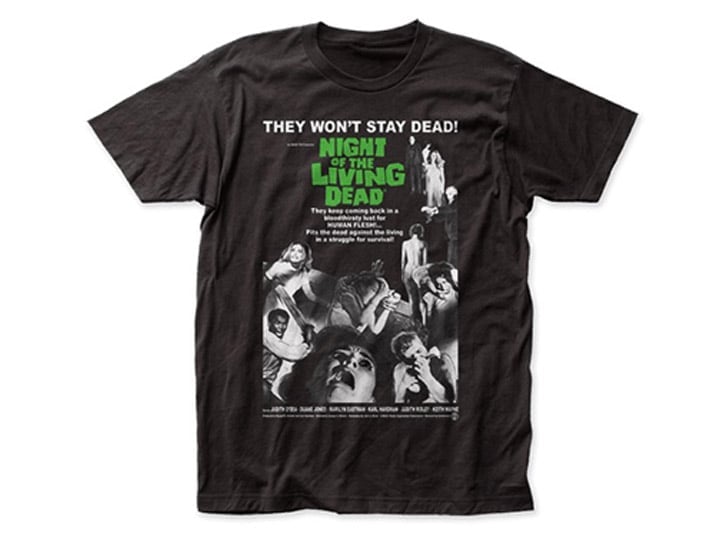 Night of the Living Dead Movie Poster T-Shirt Gallery Image 1