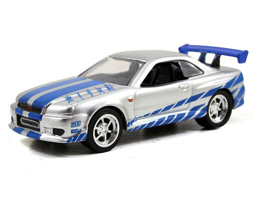 Fast & Furious Build N' Collect Brian's Nissan Skyline GT-R (R34) 1/55 Scale Die-Cast Kit Gallery Image 3