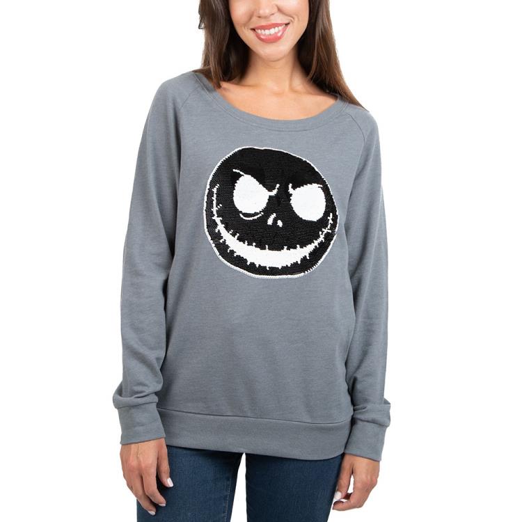 The Nightmare Before Christmas Reversible Sequin Sweatshirt Gallery Image 3