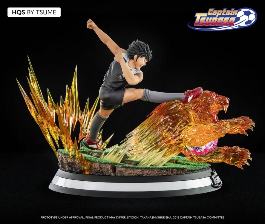 ト*ー様 KOジャンプキュー　TSUBASAタップ Captain Tsubasa HQS Kojiro Hyuga (Tiger Shot) 1/6 Scale Statue