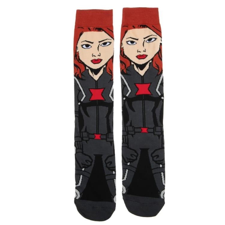 Marvel Black Widow Crew Socks Gallery Image 3