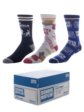 The Office Crew Socks Three Pack Gallery Image 2