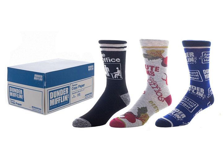 The Office Crew Socks Three Pack Gallery Image 1