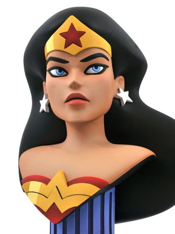Justice League Animated Legends in 3D Wonder Woman 1/2 Scale Limited Edition Bust Gallery Image 2