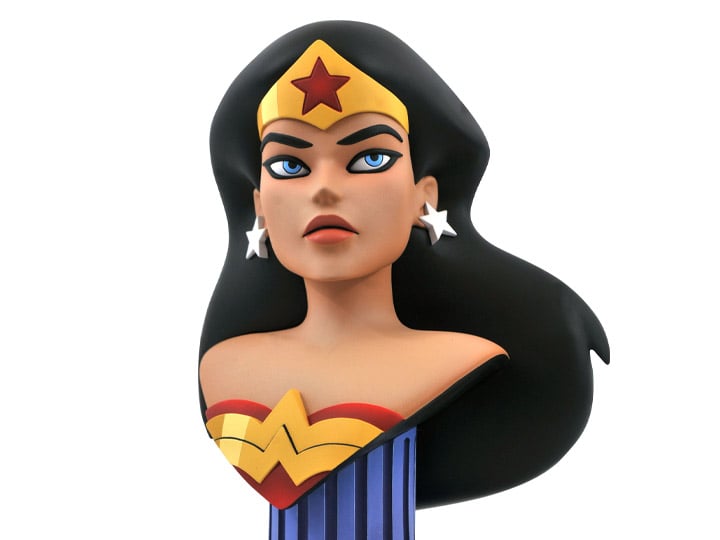 Justice League Animated Legends in 3D Wonder Woman 1/2 Scale Limited Edition Bust Gallery Image 1