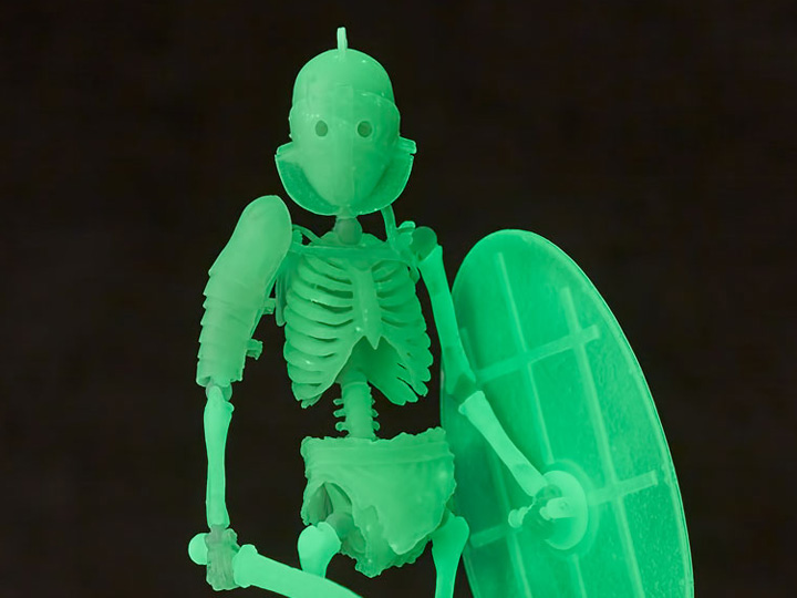 KT Project KT-033 Takeya Shiki Jazai Okimono Gladiator Secutor (Glow-In-The-Dark Ver.) Gallery Image 1