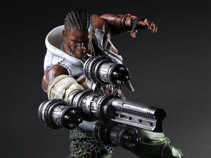 Final Fantasy Advent Children Series 2 Play Arts Kai Barret Wallace Gallery Image 1