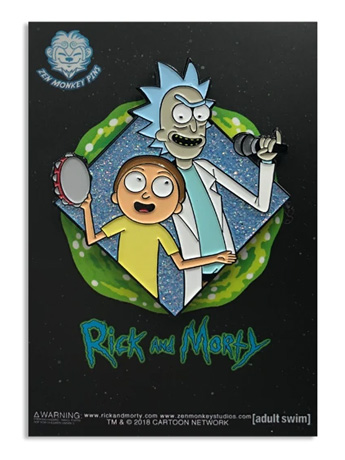 Rick and Morty Famous Moments You Gotta Get Schwifty Enamel Pin Gallery Image 2