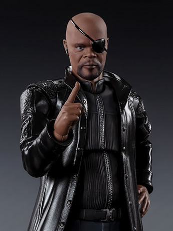 The Avengers S.H.Figuarts Nick Fury Action Figure Gallery Image 2