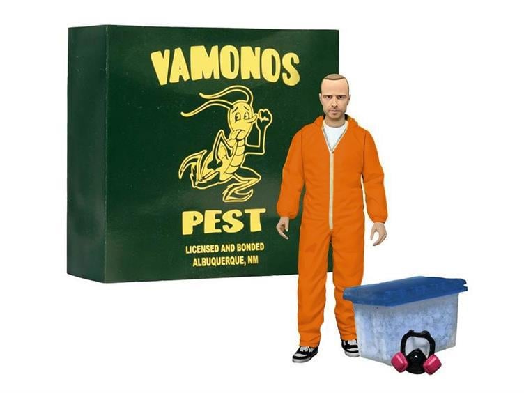 Breaking Bad 6" Jesse Pinkman - Vamonos Pest Orange Hazmat Suit Exclusive Gallery Image 1