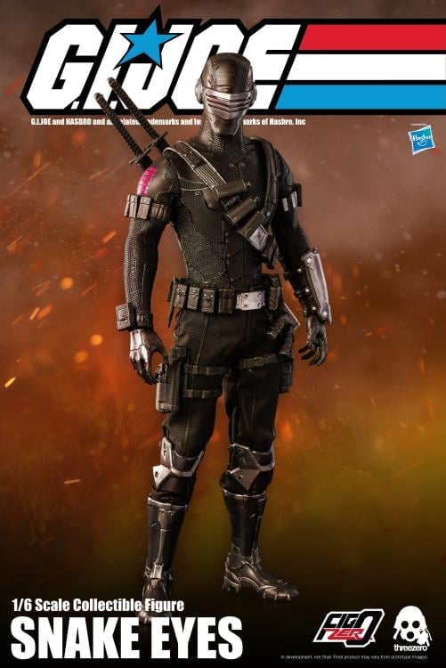 G.I. Joe FigZero Snake Eyes 1/6 Scale Collectible Figure Gallery Image 6