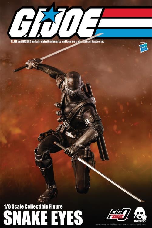 G.I. Joe FigZero Snake Eyes 1/6 Scale Collectible Figure Gallery Image 3