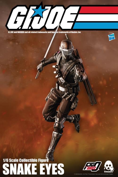 G.I. Joe FigZero Snake Eyes 1/6 Scale Collectible Figure Gallery Image 9