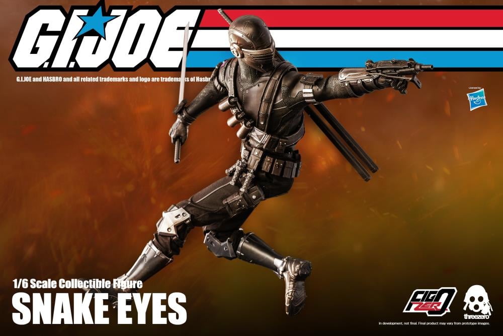 G.I. Joe FigZero Snake Eyes 1/6 Scale Collectible Figure Gallery Image 12