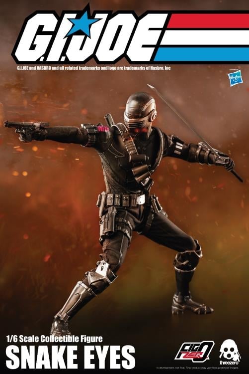 G.I. Joe FigZero Snake Eyes 1/6 Scale Collectible Figure Gallery Image 10
