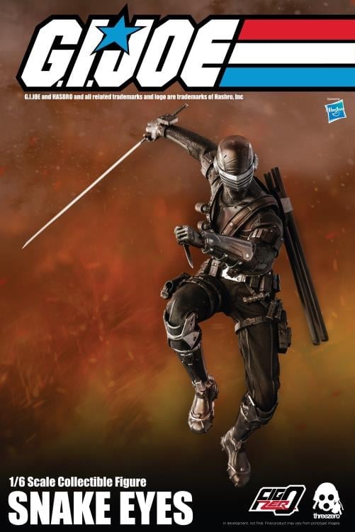G.I. Joe FigZero Snake Eyes 1/6 Scale Collectible Figure Gallery Image 8