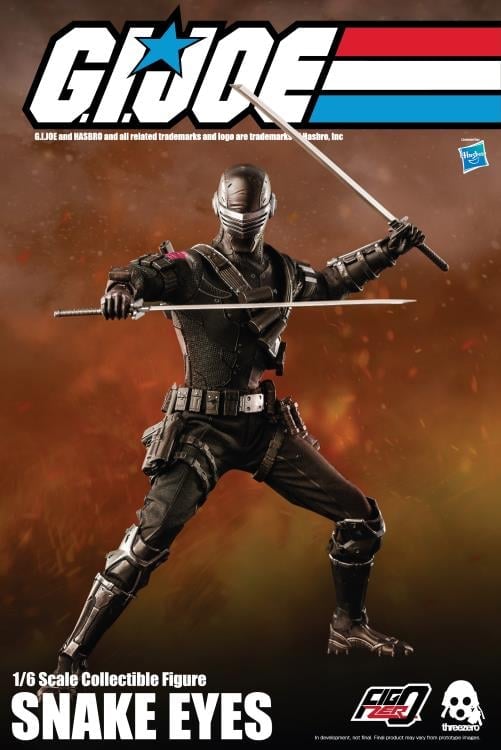 G.I. Joe FigZero Snake Eyes 1/6 Scale Collectible Figure Gallery Image 5
