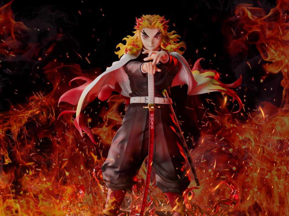 コミック・アニメ Demon Slayer Rengoku Kyojuro 1/8 Figure Demon Slayer: Kimetsu no Yaiba Kyojuro Rengoku 1/8 Scale Figure