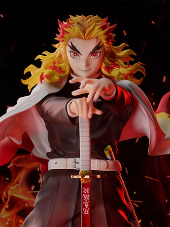 Demon Slayer: Kimetsu no Yaiba Kyojuro Rengoku 1/8 Scale Figure