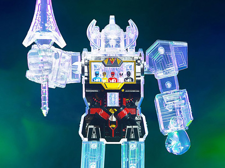 Mighty Morphin Power Rangers Super Cyborg Megazord (Clear) Gallery Image 1