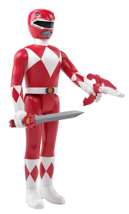 Mighty Morphin Power Rangers ReAction Red Ranger Figure Gallery Image 3