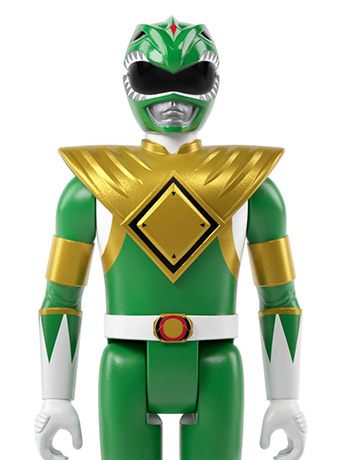 Mighty Morphin Power Rangers ReAction Green Ranger Figure Gallery Image 2