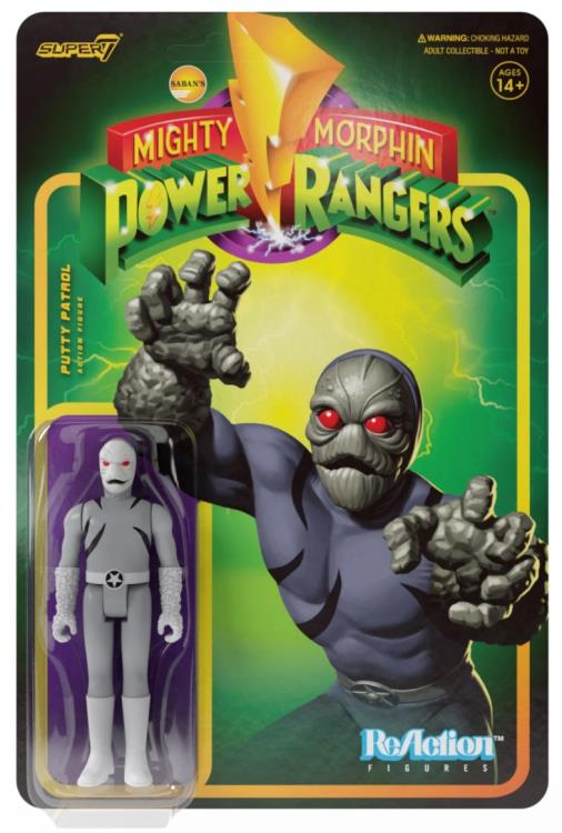 Mighty Morphin Power Rangers ReAction Putty Patroller Figure Gallery Image 4
