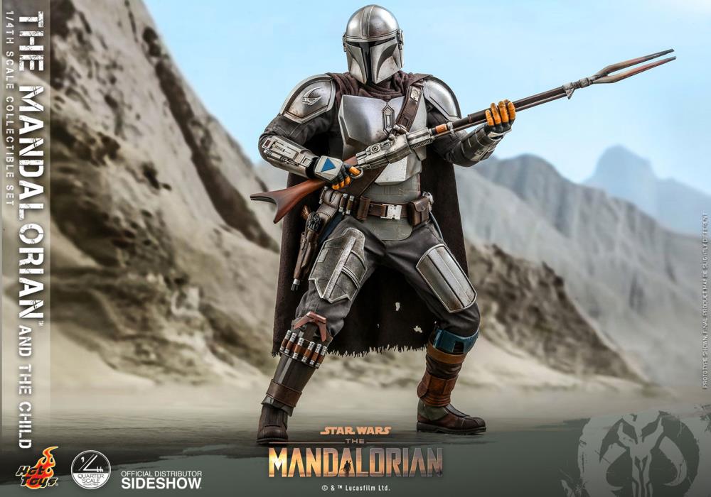 The Mandalorian QS016 The Mandalorian and The Child 1/4 Scale Collectible Figure Gallery Image 15