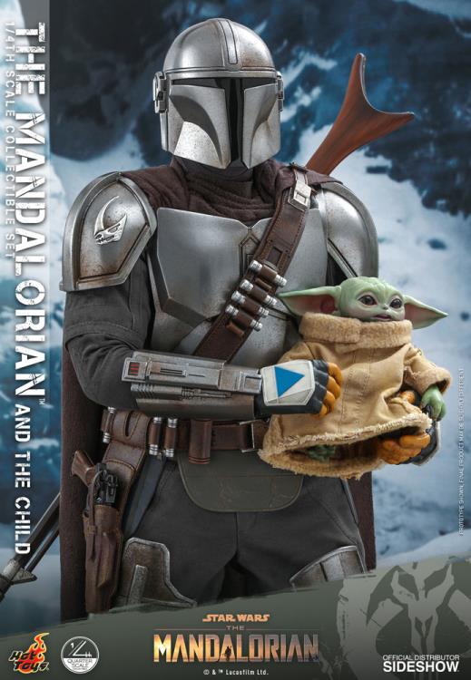 The Mandalorian QS016 The Mandalorian and The Child 1/4 Scale Collectible Figure Gallery Image 6