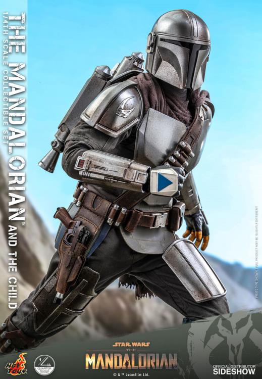 The Mandalorian QS016 The Mandalorian and The Child 1/4 Scale Collectible Figure Gallery Image 10