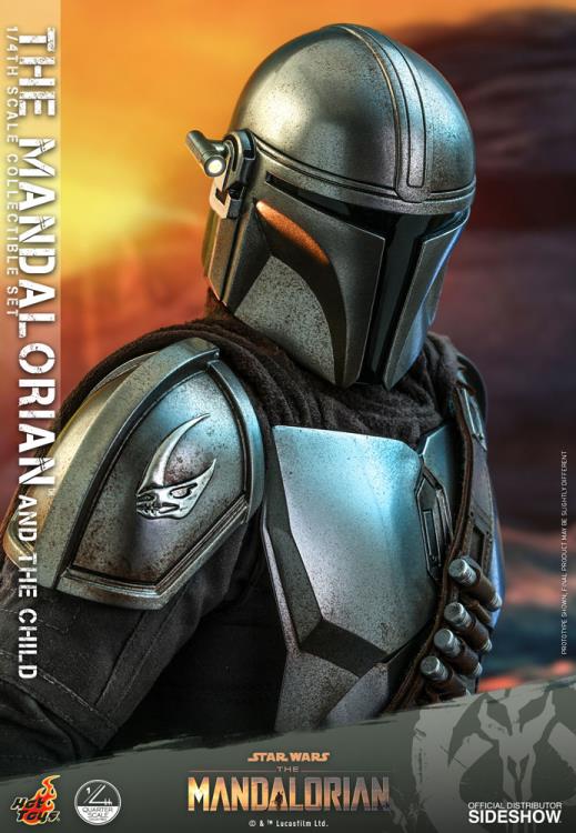 The Mandalorian QS016 The Mandalorian and The Child 1/4 Scale Collectible Figure Gallery Image 7
