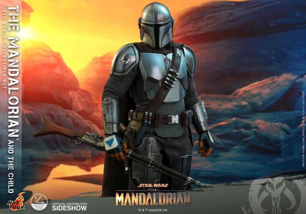 The Mandalorian QS016 The Mandalorian and The Child 1/4 Scale Collectible Figure Gallery Image 3