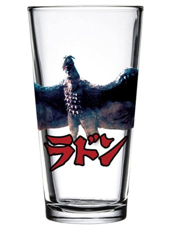 Godzilla Rodan Toon Tumblers Pint Glass Gallery Image 2