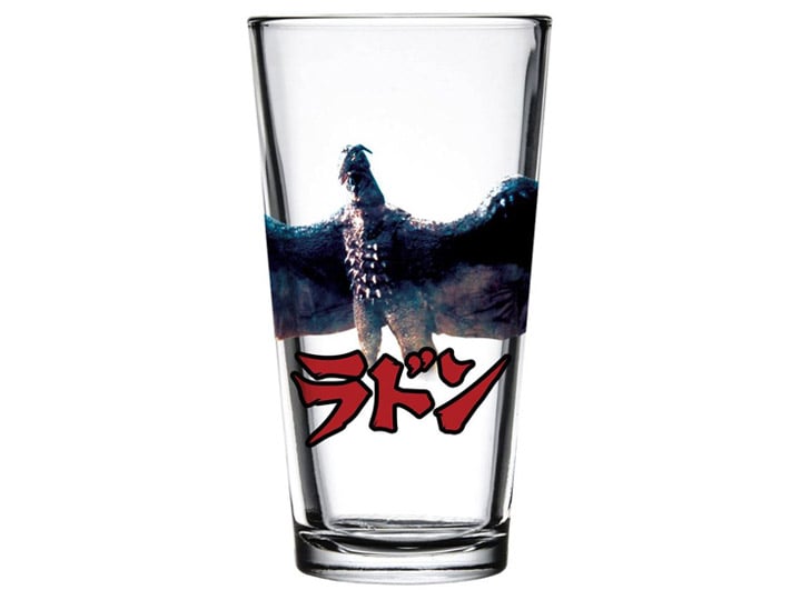 Godzilla Rodan Toon Tumblers Pint Glass Gallery Image 1