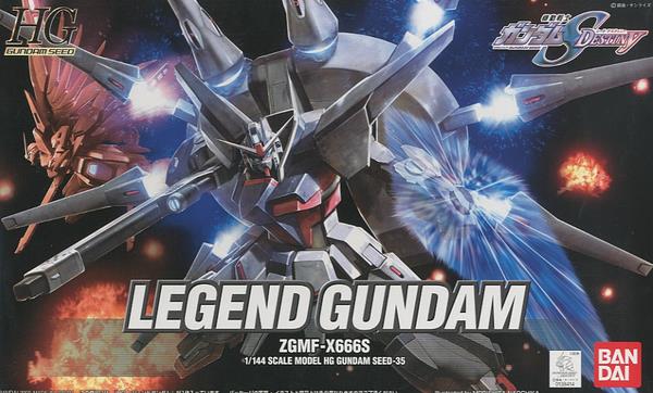 Mobile Suit Gundam SEED Destiny HGGS ZGMF-X666S Legend Gundam 1/144 Scale Model Kit Gallery Image 4