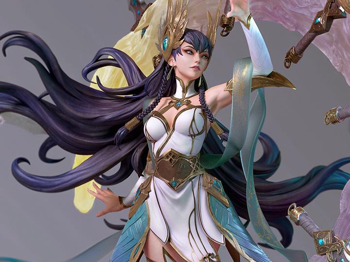 League of Legends Irelia 1/4 Scale Limited Edition Statue Gallery Image 1