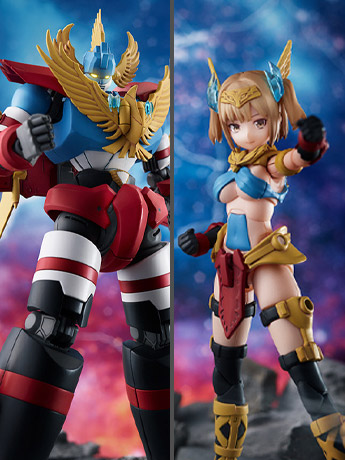 Gattai Robot Atlanger ACKS Atlanger & Hodaka Atori Model Kit Set Gallery Image 2