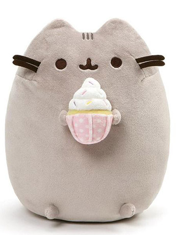 Pusheen Sprinkled Cupcake 9.5" Plush Gallery Image 2