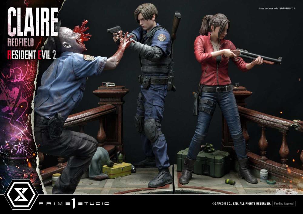 Resident Evil 2 Ultimate Premium Masterline Claire Redfield 1/4 Scale Statue Gallery Image 24
