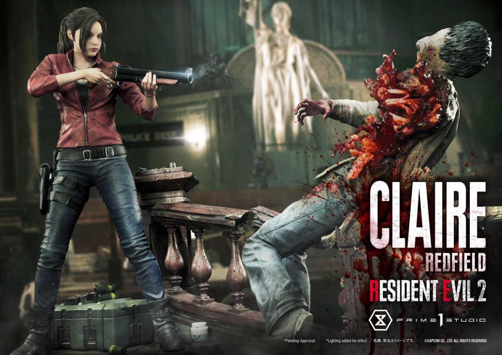 Resident Evil 2 Ultimate Premium Masterline Claire Redfield 1/4 Scale Statue Gallery Image 4