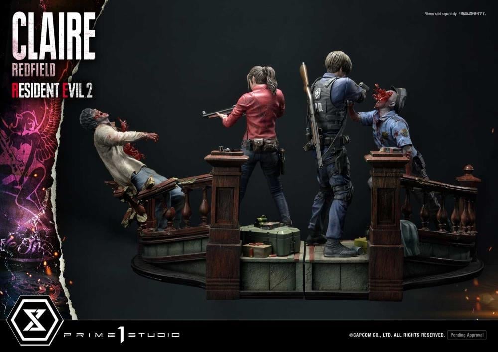 Resident Evil 2 Ultimate Premium Masterline Claire Redfield 1/4 Scale Statue Gallery Image 25