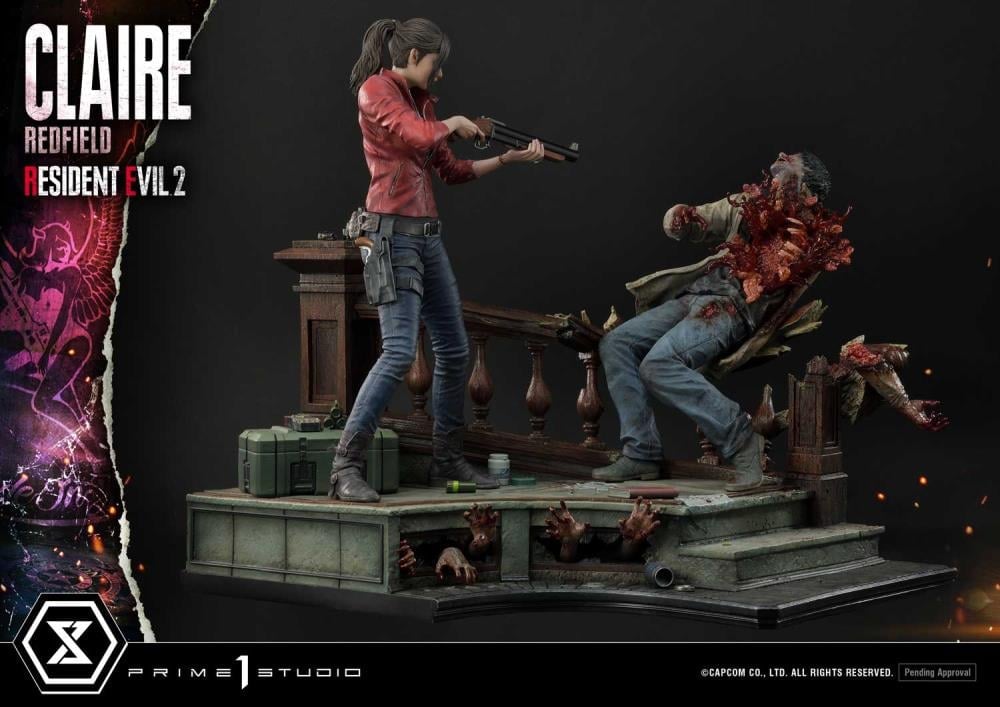 Resident Evil 2 Ultimate Premium Masterline Claire Redfield 1/4 Scale Statue Gallery Image 6