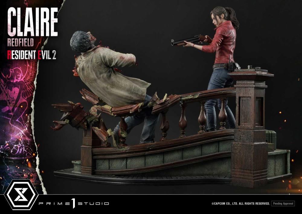 Resident Evil 2 Ultimate Premium Masterline Claire Redfield 1/4 Scale Statue Gallery Image 8
