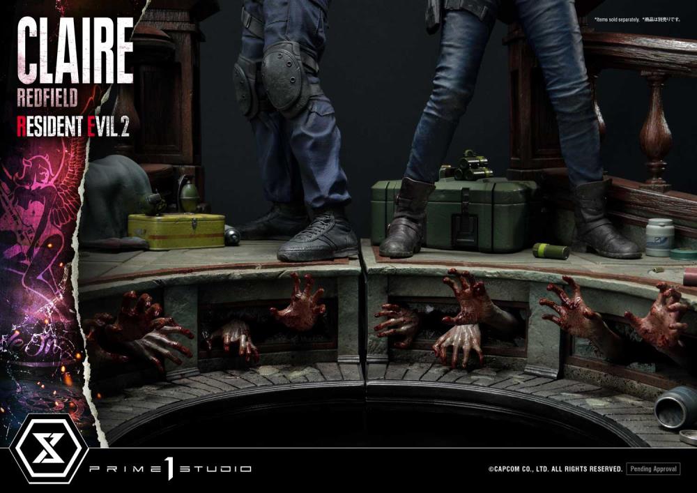 Resident Evil 2 Ultimate Premium Masterline Claire Redfield 1/4 Scale Statue Gallery Image 27